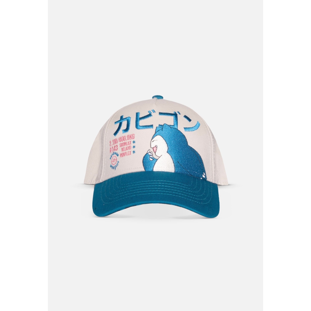Pokémon - Snorlax Einstellbare Kappe - Creme/Blau